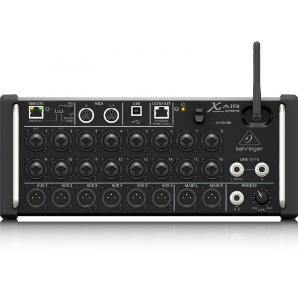 Behringer X AIR XR18 18 input portable/rack-mountable mixer for iPad and Android tablets