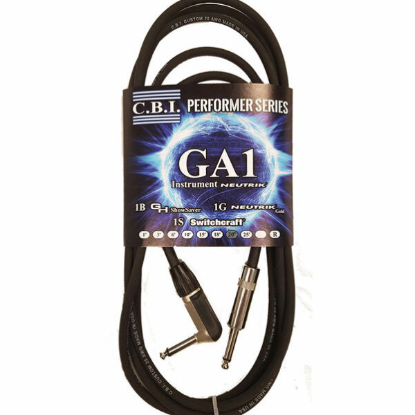 CBI - 18 Inch Guitar Patch Cable - 1 x Right Angle