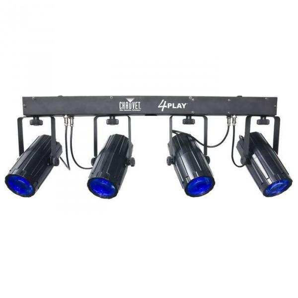 CHAUVET 4 Play 2 - 4 Pod light effect on T Bar