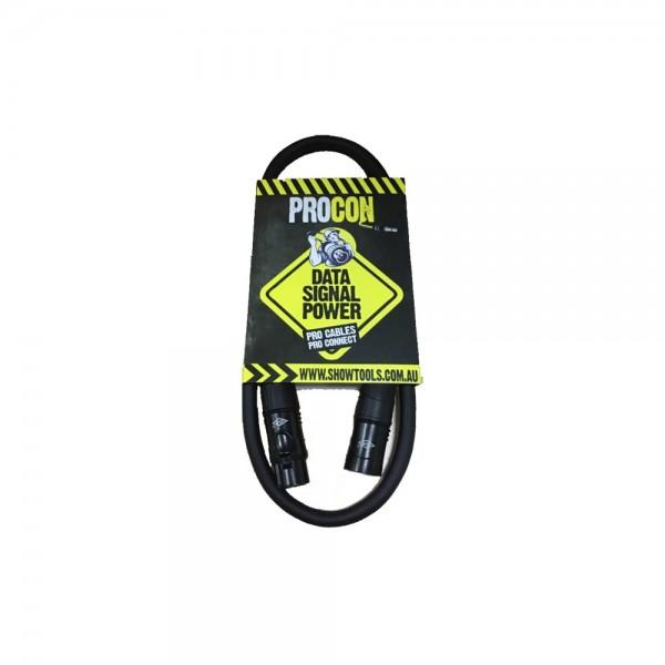 PROCON 5 Pin Pro DMX Cable, IP67, 50M length 