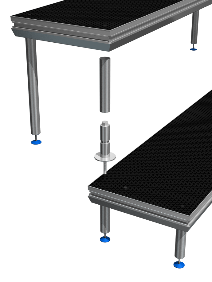 Eurotruss Stairs adaptor (for decks over stairs)