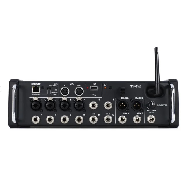 MIDAS MR12-12-Input Digital Mixer for iPad/Android Tablets