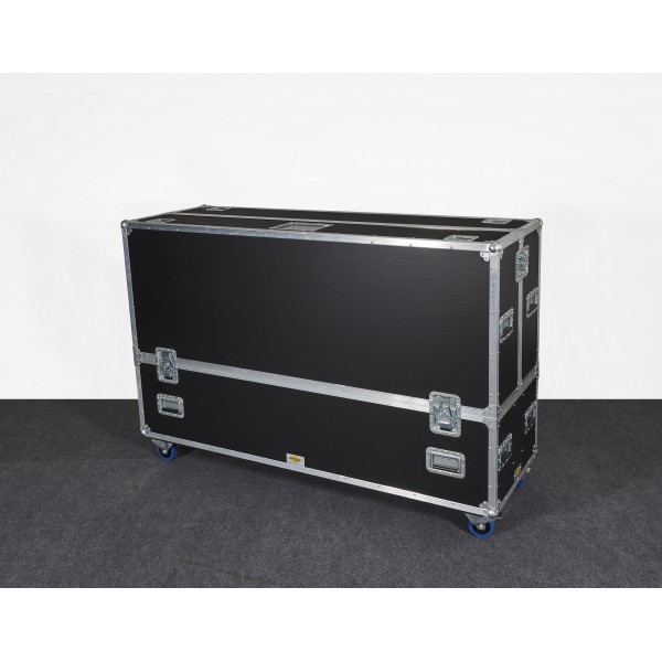 ShowCase -DUAL 55" TV Pro Panel Roadcase 590W x 1345L x 965H