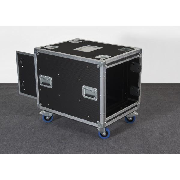 ShowCase -10RU Slam rack case on wheels