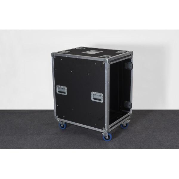 ShowCase -16RU Slam rack case on wheels