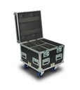 ShowCase - 4 UP flightcase for  R1 Beam Wash and Intimidator 260 spot