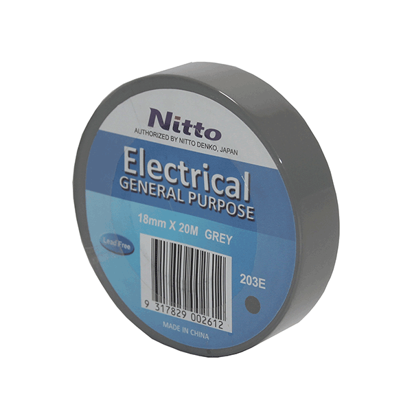 NITTO Electrical tape, Grey, roll rate