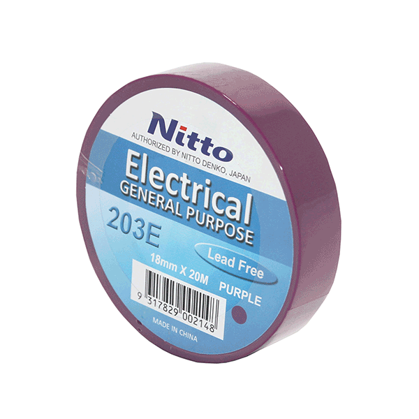 NITTO Electrical tape, Purple, roll rate