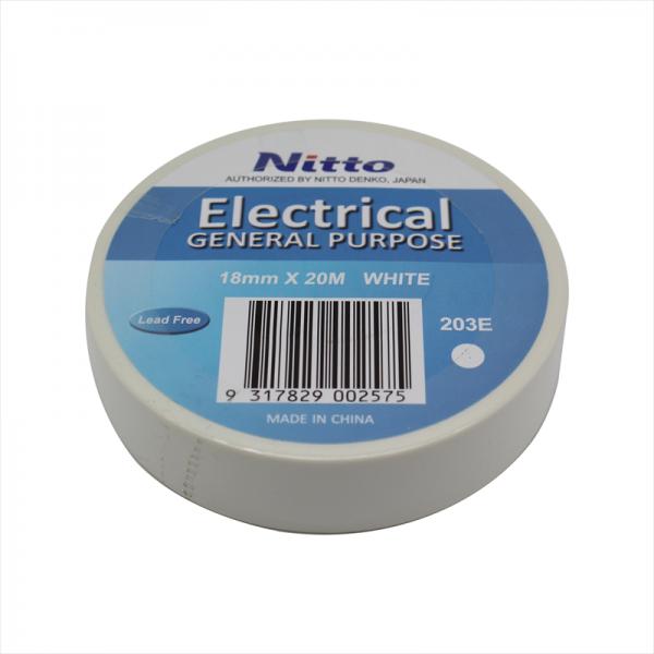 NITTO Electrical tape, white, roll rate