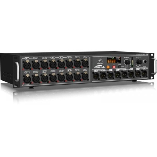 [BEHRINGERSS16] Behringer I/O Box with 16 Remote-Controllable MIDAS Preamps, 8 Outputs and KLARK TEKNIK SuperMAC Technology AES50 Networking