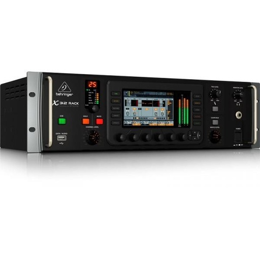 [BEHRINGERX32RACK] Behringer X32 Rack 40-Input, 25-Bus Digital Mixer with 16 Programmable MIDAS Preamps, USB Audio Interface and iPad/iPhone* Remote Control