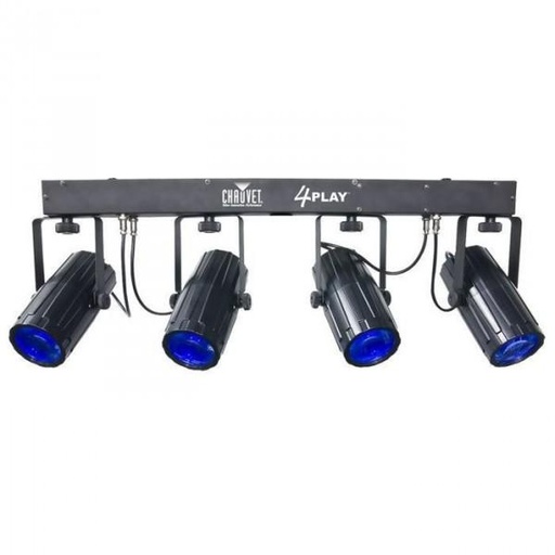 [4PLAY2] CHAUVET 4 Play 2 - 4 Pod light effect on T Bar