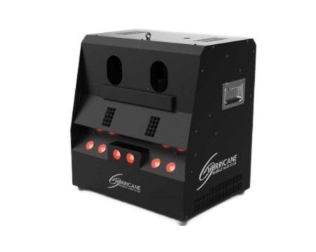 [HBUBBLEHAZEX2Q6] CHAUVET Hurricane Bubble X2Q6 with Quad leds and double output bubble wands