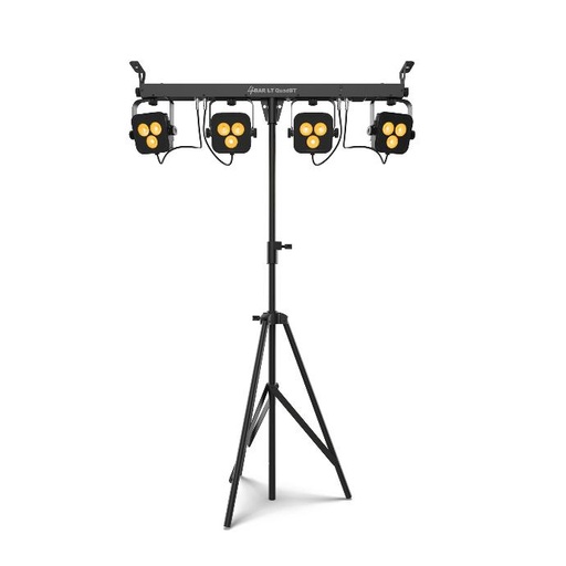 [4BARLTQUADBTILS] CHAUVET 4 Bar LT QUADBTILS 4 par lighting set with Bluetooth and stand, ILS compatible