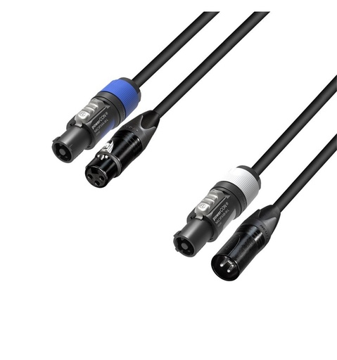 MDR Hybrid Cable (PowerCon + DMX3)