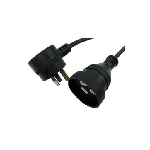 [EXT-AC1] Black Moulded A/C Cable (1mtr)