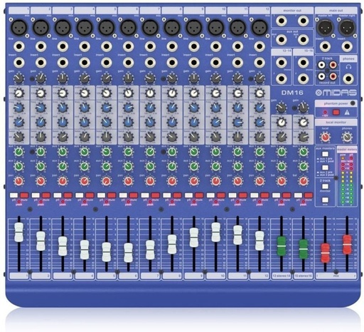 [MIDAS-DM16] MIDAS DM16 16-Channel Analogue mixer