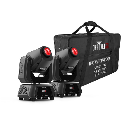 [2XINTIM160ILS+BAG] 2x Intimidator 160 spot ILS + Gear bag