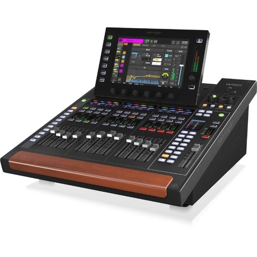 [BEH-WINGCOMPACT] Behringer 48-Channel, 28-Bus Full Stereo Digital Mixing Console with 16-Fader Control Surface and 10" Touch Screen