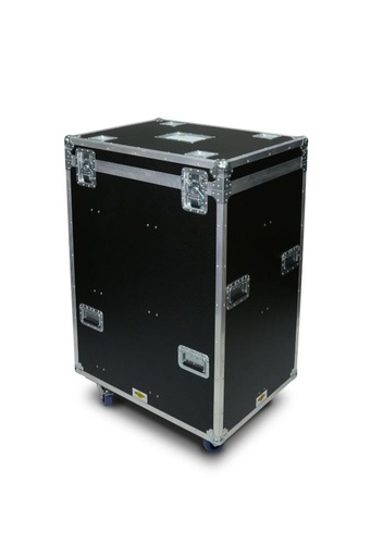 [SC-E260/910FCZOOM] ShowCase - 4 x Ovation Profiles with zoom lens lift off lid roadcase 868W x 646D x 1180H