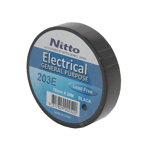 [NITTO-BK ROLL] NITTO Electrical tape, black, roll rate