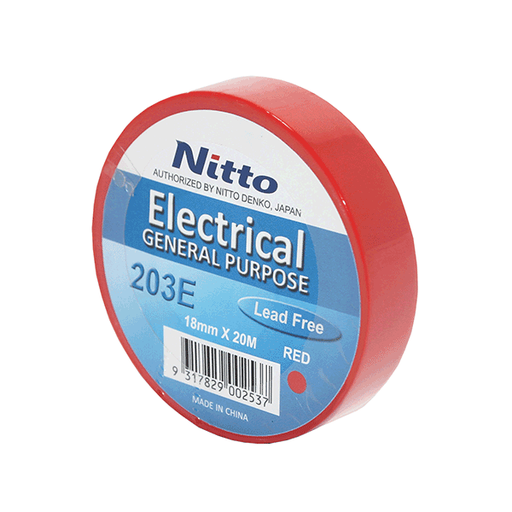 [NITTO-RED ROLL] NITTO Electrical tape, Red, roll rate