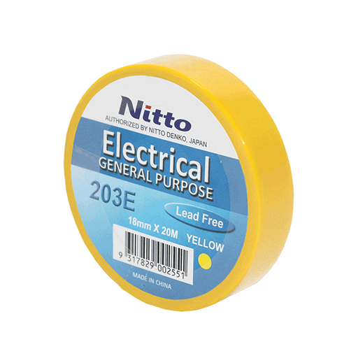 [NITTO-YELLOW ROLL] NITTO Electrical tape, Yellow, roll rate